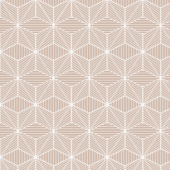 Abstract beige cube pattern