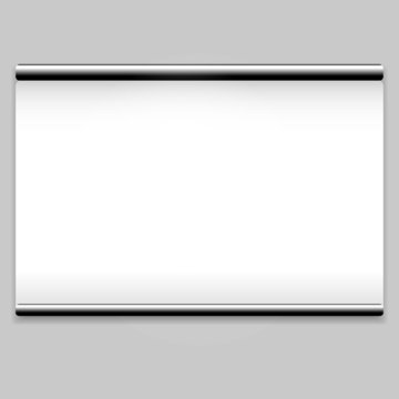 White Screen Projector Clean Background