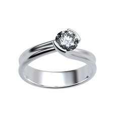 Wedding Ring with diamond