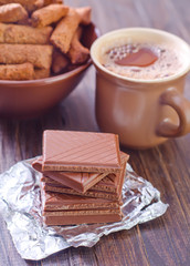 coffee with chocolate
