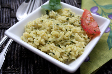 Risotto mit Spinat