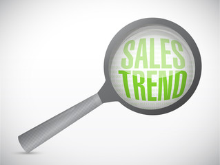 sales trends under review illustration