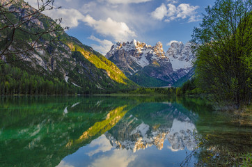 Stunning Dolomites in spring