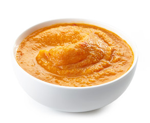 Fresh, organic pureed vegetables