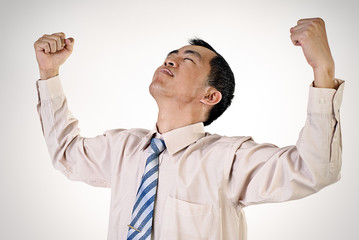 Successful business man portrait