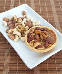 Mixed nut tart