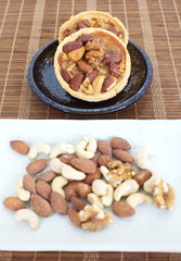 Mixed nut tart