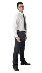Immature businessman
