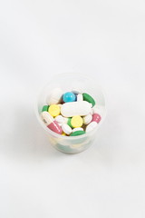 colorful tablets and capsules