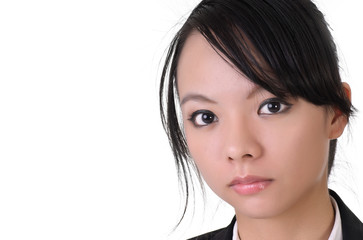 Fototapeta premium Face of Asian business woman