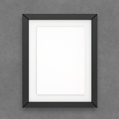 blank modern 3d frame on texture background