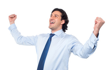 Successful young businessman