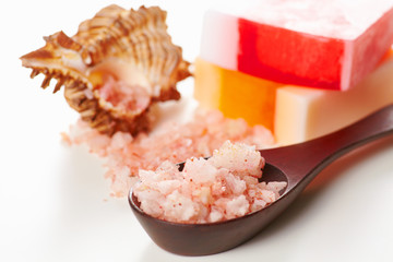 Sea salt and soap a