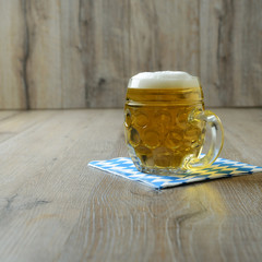 Frisch gezapftes Bier