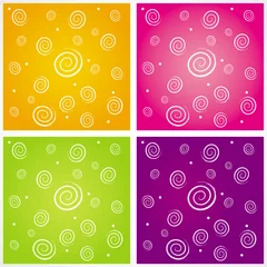Bunte Hintergründe mit Kringel © lienchen020_2