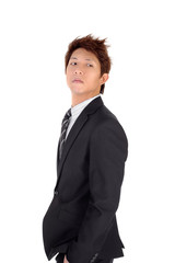 Proud young executive