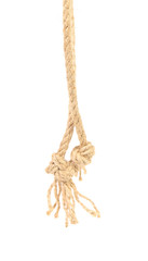 Knot on ropes.