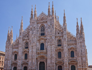 Fototapeta na wymiar Milan Cathedral (Duomo di Milano)