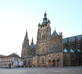 Fototapeta na wymiar Cathedral of St. Vitus Prague
