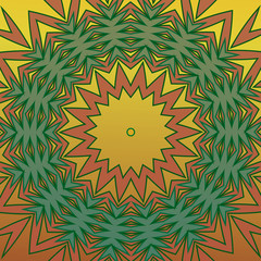 Lace paisley floral colorful ethnic ornament