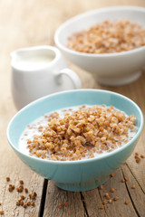 buckwheat groats with milk