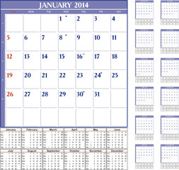 Calendar 2014