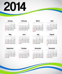 Calendar 2014