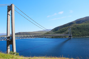 Bridge over Fjord in Norway