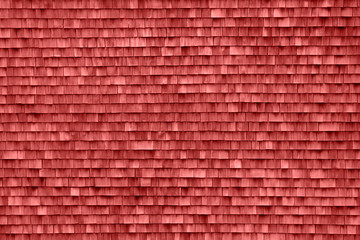 Holzdach Holzschindel Textur Nachhaltigkeit rot