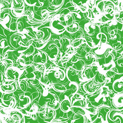 green wavy background