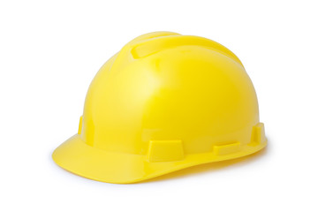 Fototapeta premium Yellow safety helmet
