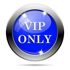 Metallic blue glossy icon