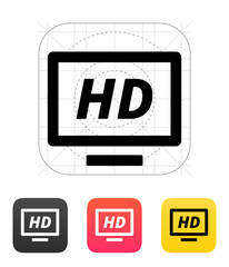 TV icon. Vector illustration.