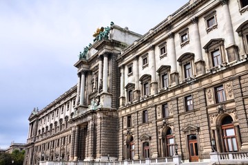 Fototapeta na wymiar Hofburg in Vienna, Austria
