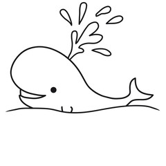 Cute Whale