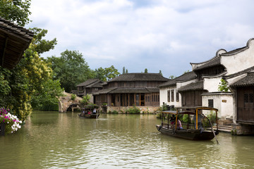 Fototapeta na wymiar Ancient wody miasta Wuzhen, Chiny