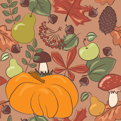 harvest seamless pattern