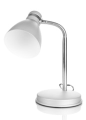 Table lamp isolated on white