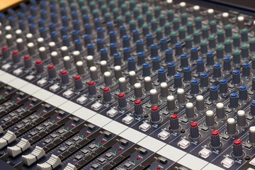 Fototapeta premium Audio mixer