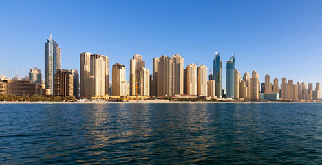 Fototapeta na wymiar Dubaj, Jumeirah Beach Residence