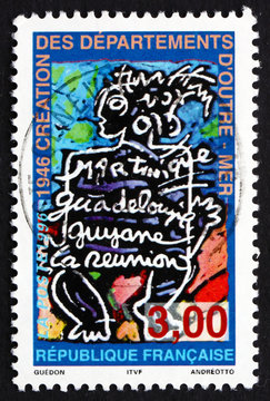 Postage stamp France 1996 French Overseas Departments