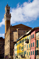 Fototapeta na wymiar Sienne, Toscane
