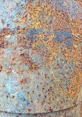 rusty metallic frame background
