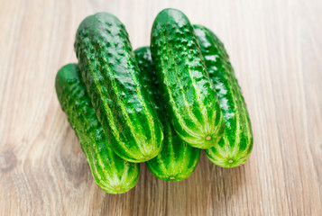 Fresh cucumbers