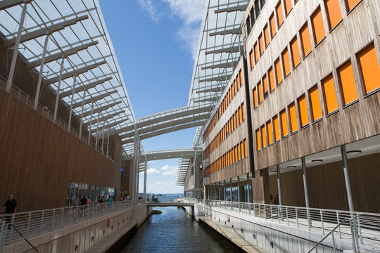 Moderne Architektur in Norwegen in Oslo