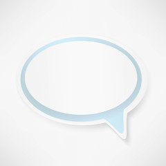 paper speech bubbles.