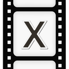 Filmstrip  the letter