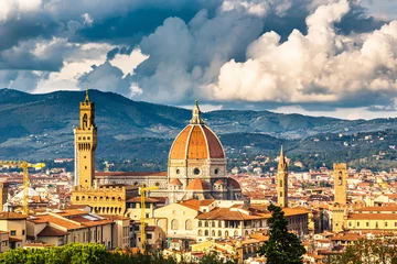 Tuinposter Uitzicht op Florence © sborisov