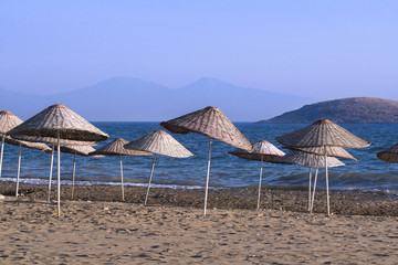 Beach umbrellas