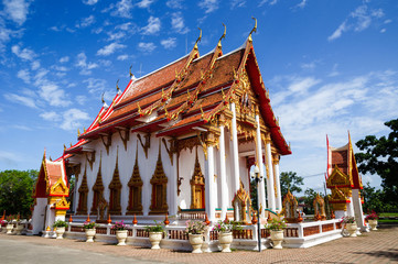 Chaitharam Temple, Wat Chalong, Phuket, Thailand - obrazy, fototapety, plakaty